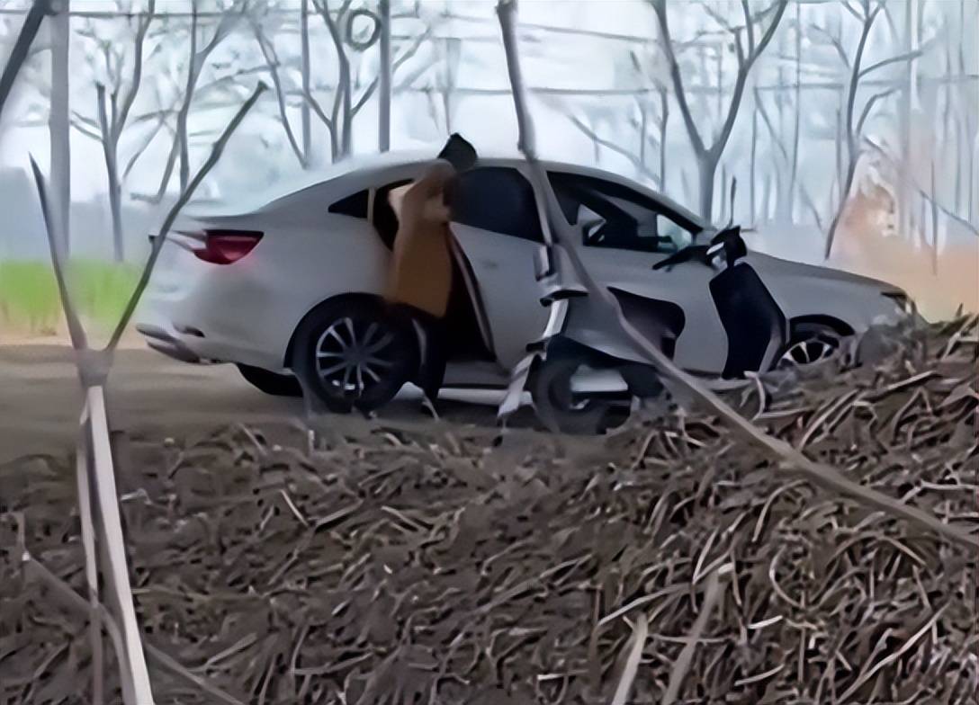 她騎車到橋底下！緊張兮兮「環顧草叢一圈」　精彩下一秒「他全程目擊」：有瓜可以吃了