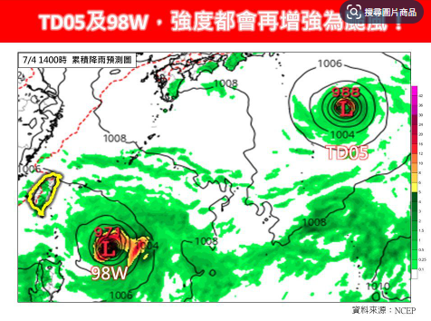 恐有雙颱「不排除登陸台灣」！最新路徑曝光