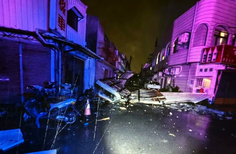 快訊／丹娜絲襲台「釀2死334傷」！2起案件「皆發生在台南市」：枉死的....