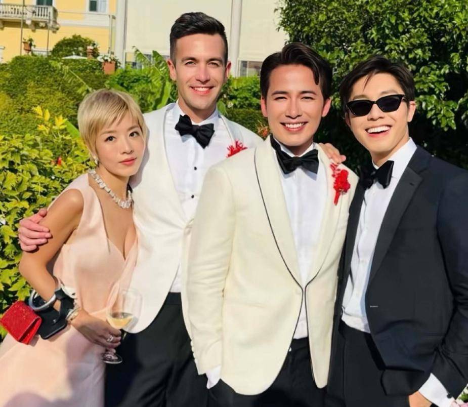 知名富二代義大利完婚！高帥外籍丈夫曝光「兩人外型超級搭」