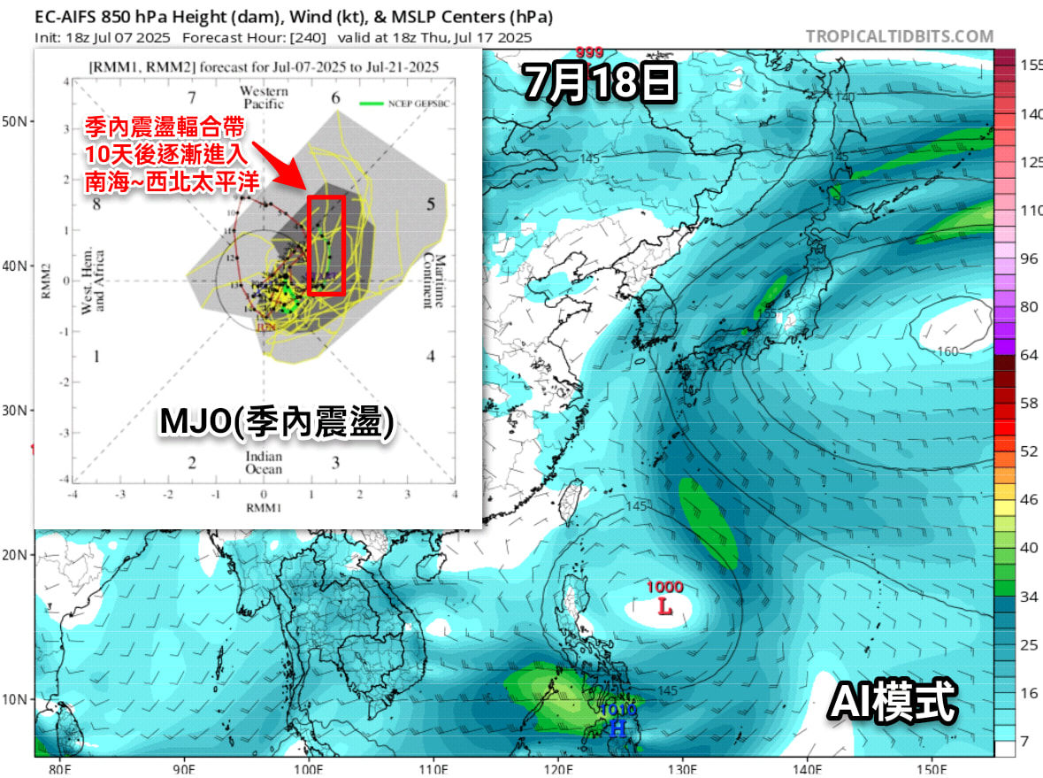 丹娜絲颱風復活？最新路徑「北上又大迴轉」　示警「颱風窩再建立」：尺度更大