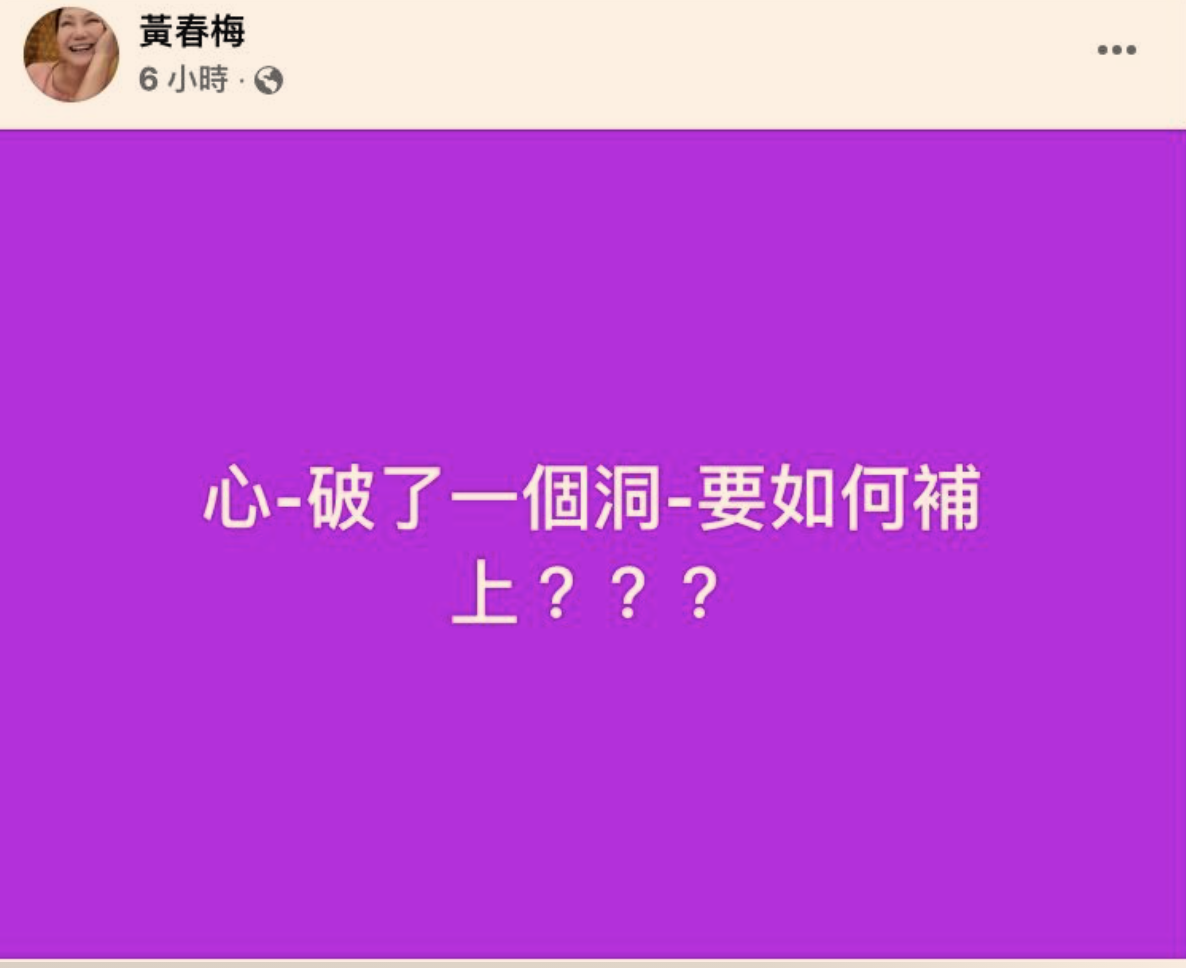 走不出喪女之痛！S媽坦言「大S未曾入夢」身心崩潰　公開「尋伴3條件」：可以救我嗎？