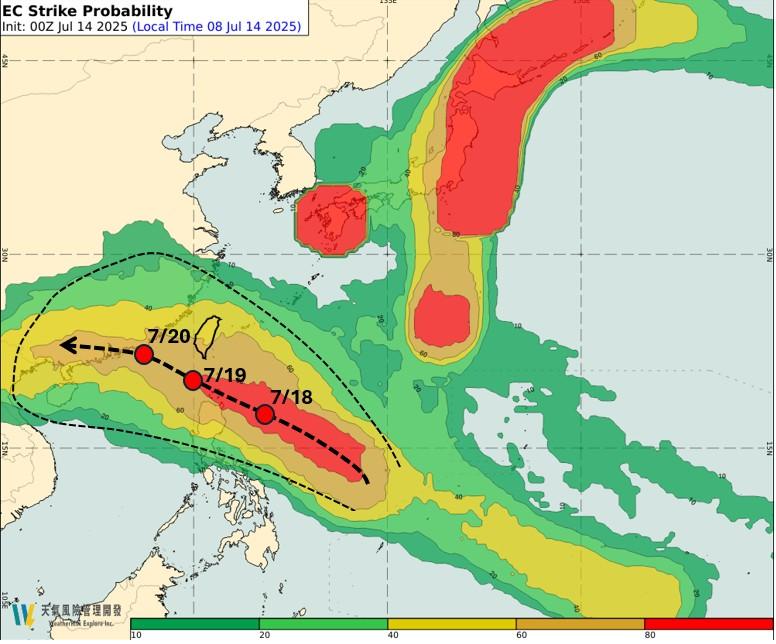 颱風將生成！專家曝最新路徑「公開侵台機率」：連2天雨炸台灣
