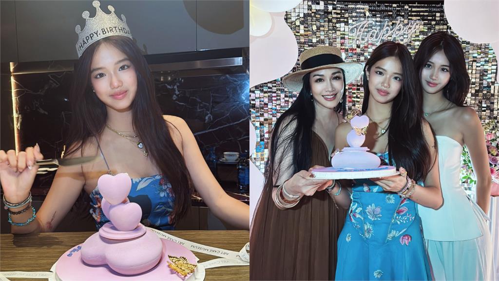 鍾麗緹女兒慶17歲生日！抽高繼承「媽完美基因照片曝光」：根本是姐妹