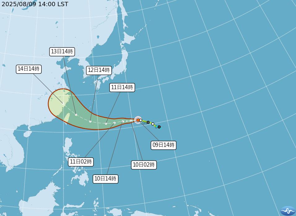準備放颱風假？楊柳挑戰中颱「侵襲率破62%」　2地登陸機率高「這天全台逃不掉」