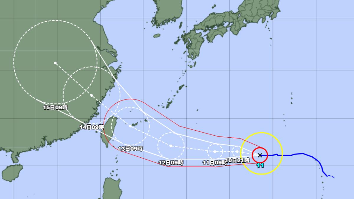 準備放颱風假？楊柳挑戰中颱「侵襲率破62%」　2地登陸機率高「這天全台逃不掉」