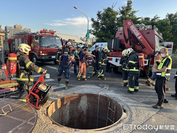新北施工鬧人命！緊急送醫「1人不治身亡」　還原現場「他原本想救人」也遭殃