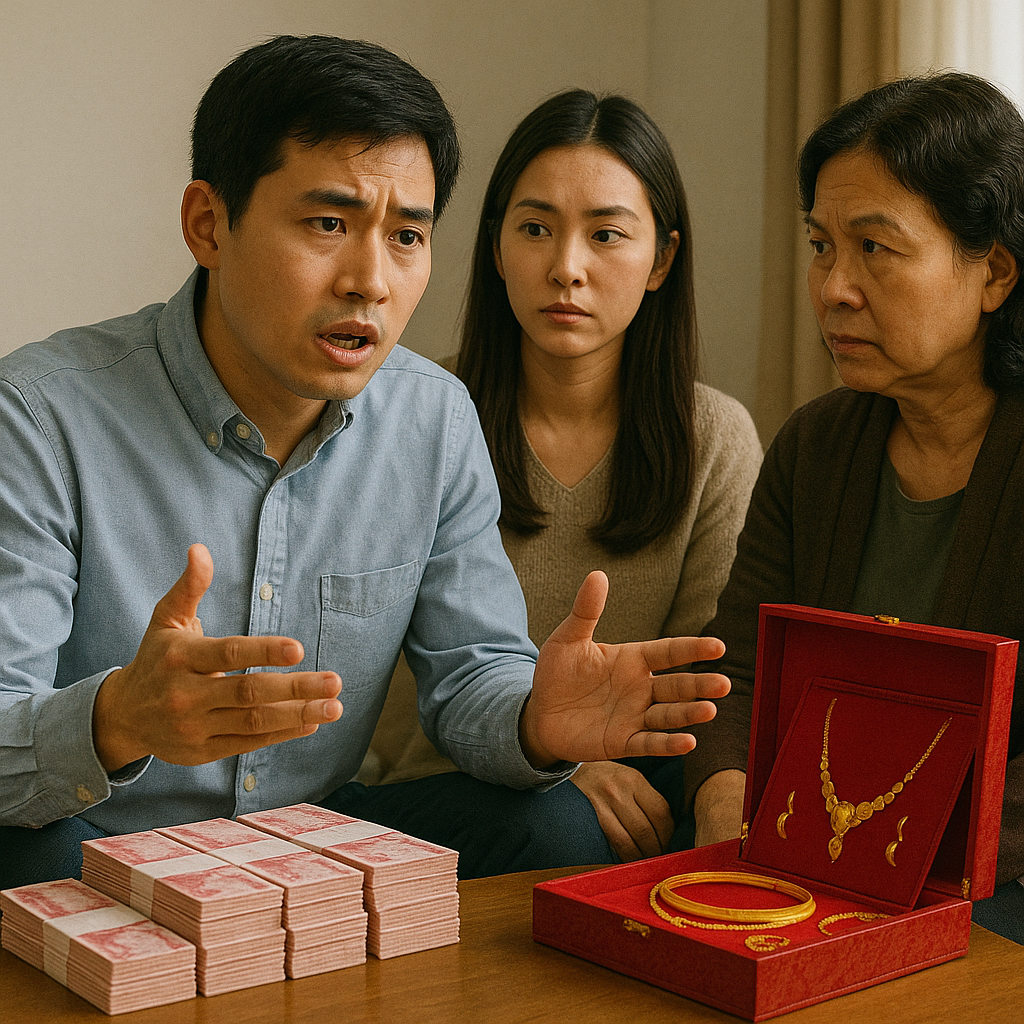 大小聘62萬不夠！女友媽堅持「照傳統開5條件」　他崩潰「至少燒掉500萬」：根本賣女兒