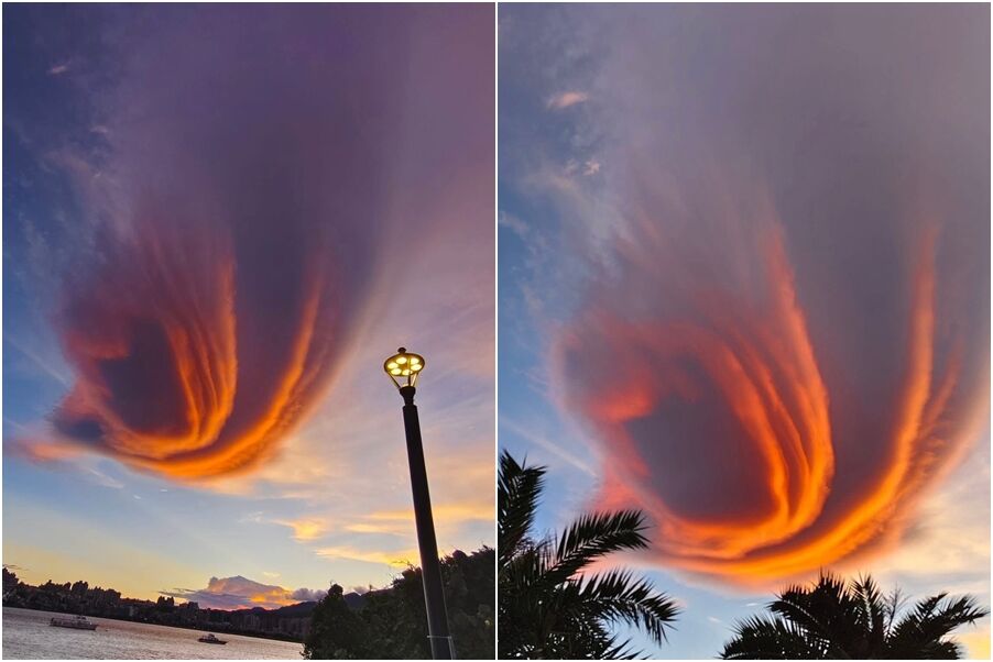 「早上的雲是暗示？」 大台北見詭異怪雲「就發生6.0地震」　前氣象局長解答了