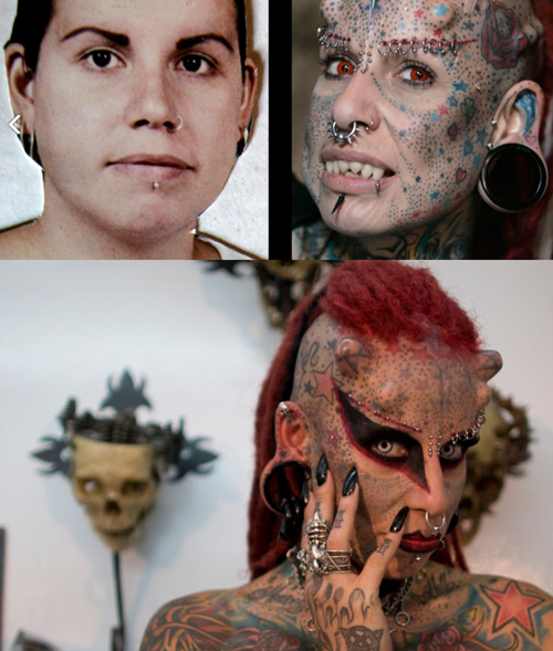 被封女吸血鬼! 她改造身體49處「整前模樣曝光」 網嘆:原本很清純....