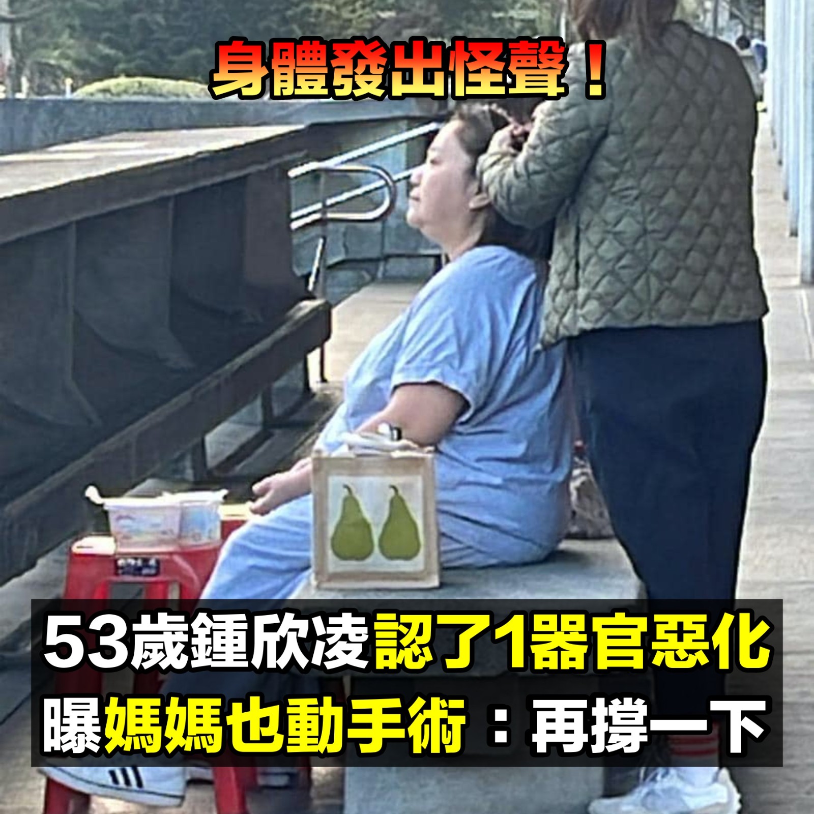 身體發出怪聲！鍾欣凌「驚傳健康亮紅燈」1器官惡化　曝「媽媽也動手術」吐心聲：再撐一下