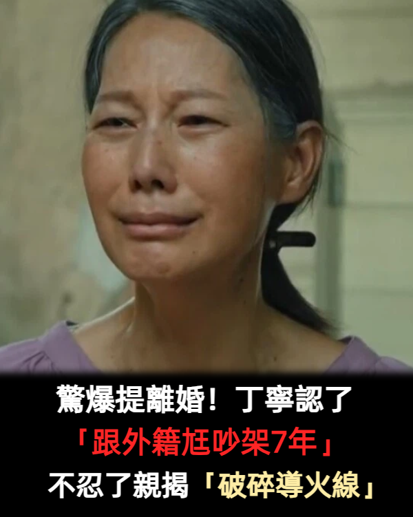 驚爆提離婚!丁寧認了「跟外籍尪吵架7年」 揭「破碎導火線」:互不相讓