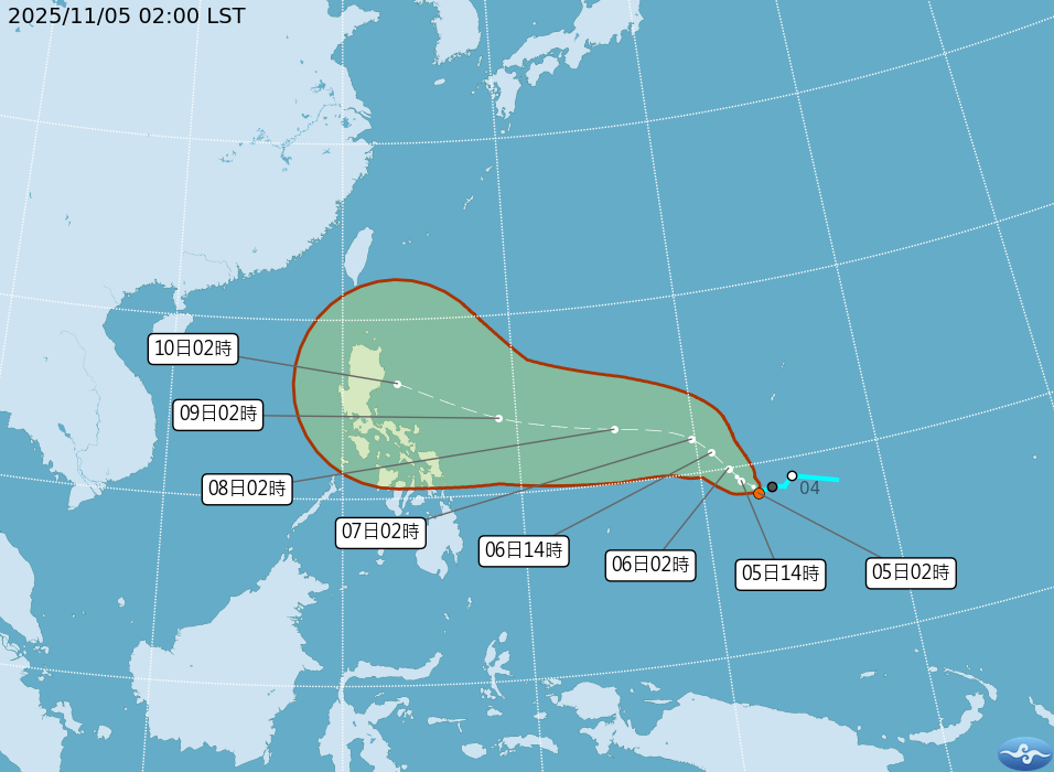 鳳凰颱風「恐成超級強颱」!專家示警「恐貫穿台灣」風雨時間曝光