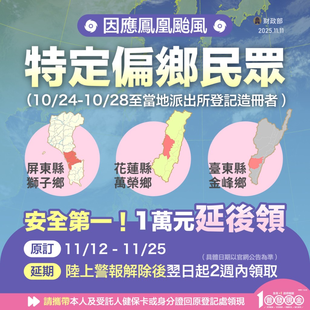 普發1萬今入帳「4原因領不到」!財政部曝光「解決辦法」