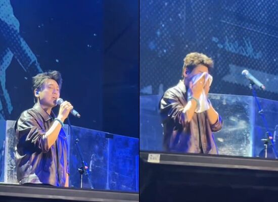 台上留下男兒淚!朱孝天開唱「失控掩面擦淚」 遭爆「被F4除名原因曝光」粉絲卻不挺他:活該