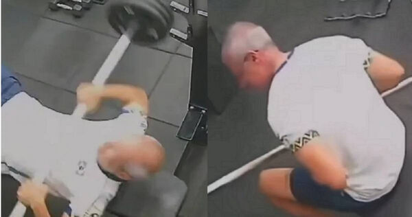 館長臥推失誤遭「槓鈴重擊壓胸」身亡！監視器曝光「生前畫面」令人震驚