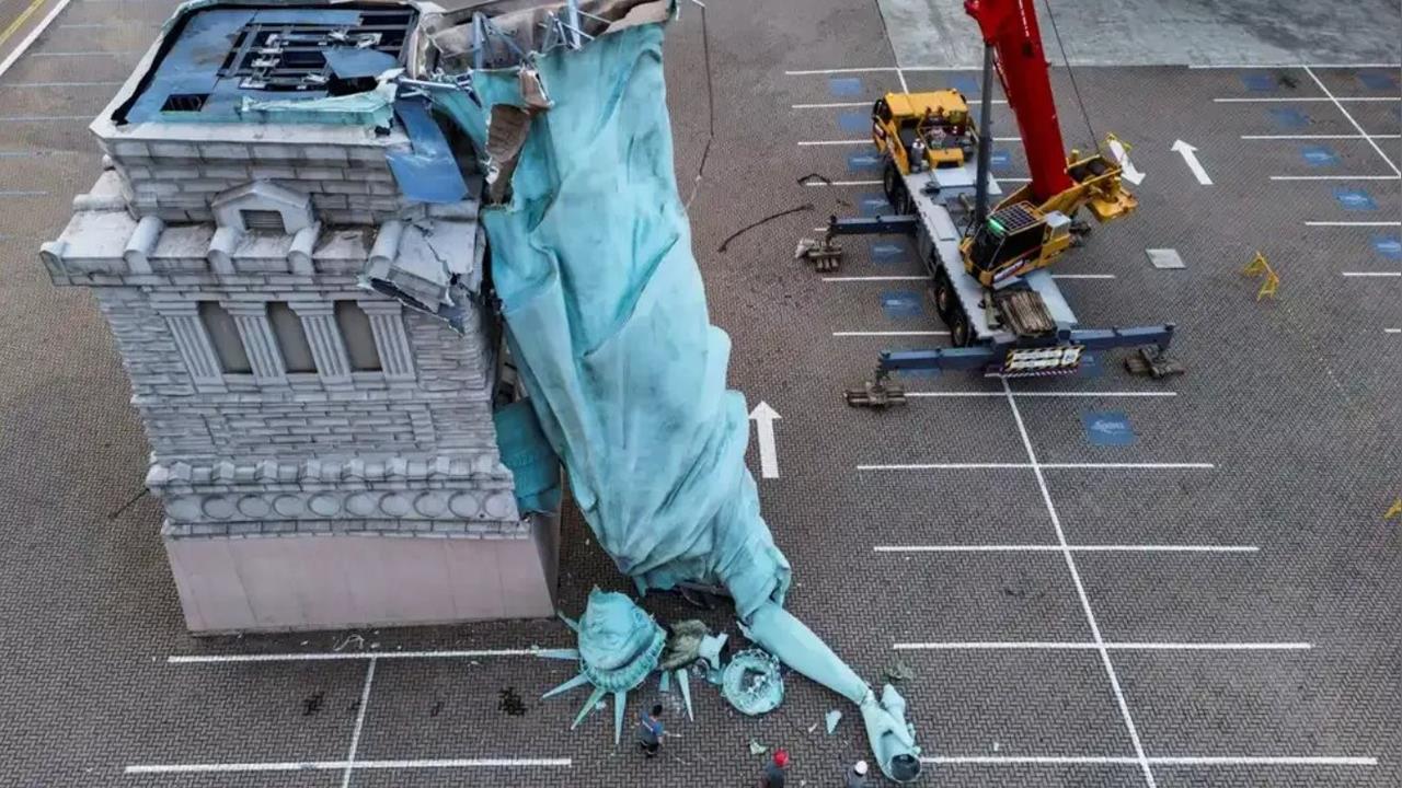 快訊/自由女神像「驚傳斷頭倒塌」超扯原因曝光 市長出面回應了