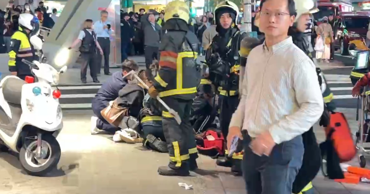 快訊／持長刀砍人！北捷恐攻男「驚傳墜樓」目前狀況曝光