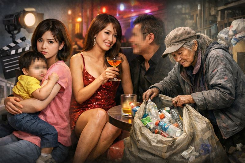曾紅極一時!知名女星未婚生子「淪阿公店小姐」 晚景淒涼「靠撿回收維生」
