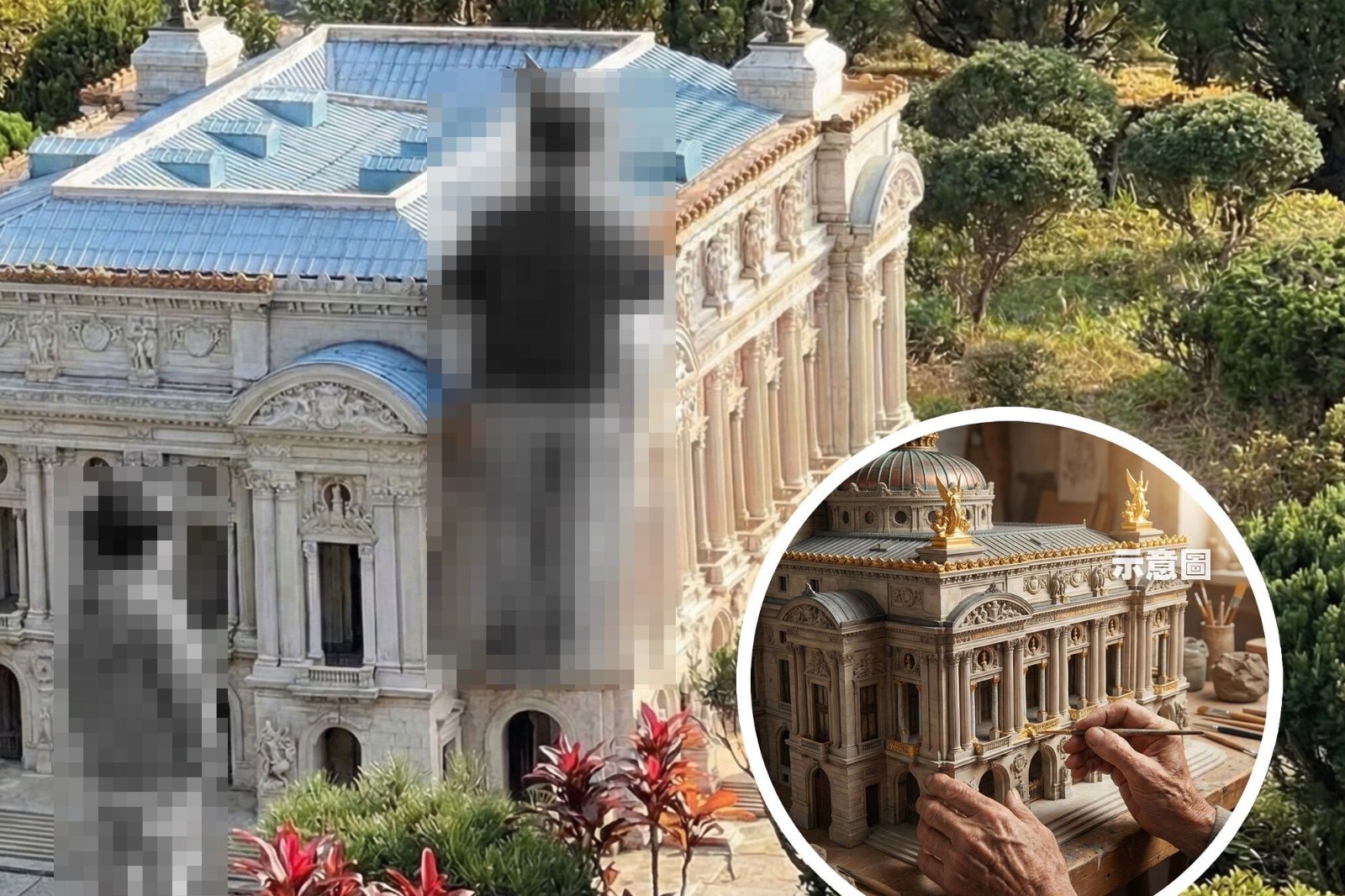 恐龍爸媽！放任男童「踩踏小人國模型」恐報銷　官方「親自發聲了」