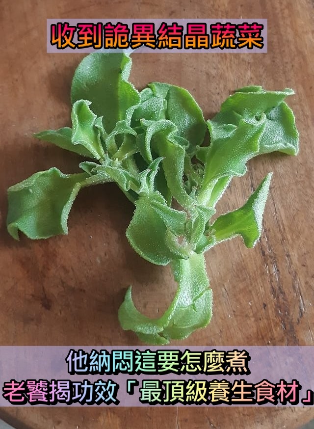 收到詭異結晶蔬菜!都市俗「傻問怎麼料理」老饕一看驚呼超美味 再揭「4大超神功效」:最頂級養生食材
