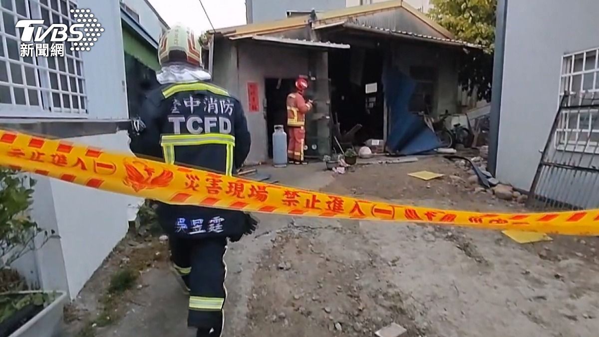快訊/台中氣爆!民宅遭轟爛「救護人員搶命」現況曝光