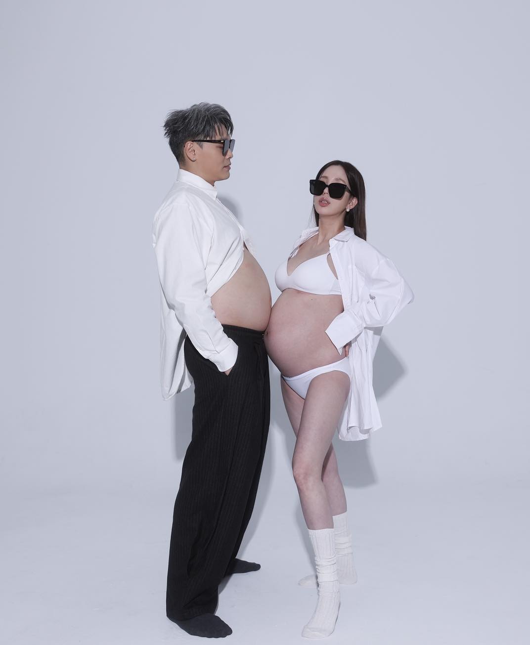 最美孕婦生了！本土女星「趕在過年前報喜」　高齡誕下「3100克寶寶」老公淚喊：一定要孝順媽媽