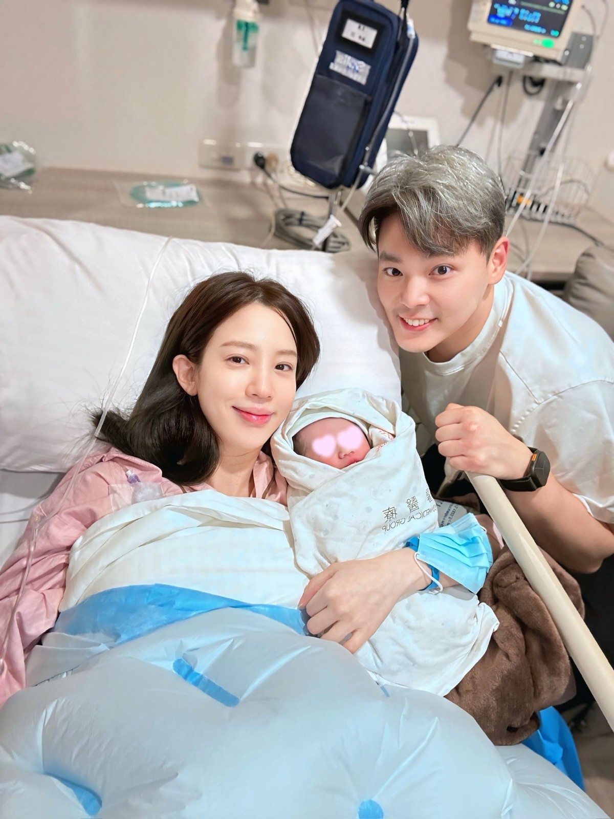 最美孕婦生了！本土女星「趕在過年前報喜」　高齡誕下「3100克寶寶」老公淚喊：一定要孝順媽媽