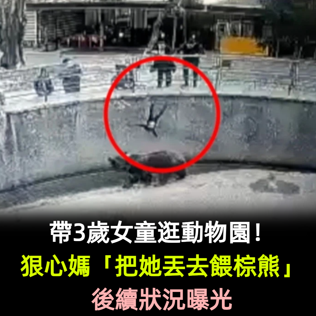 帶3歲女童逛動物園!狠心媽「把她丟去餵棕熊」後續狀況曝光