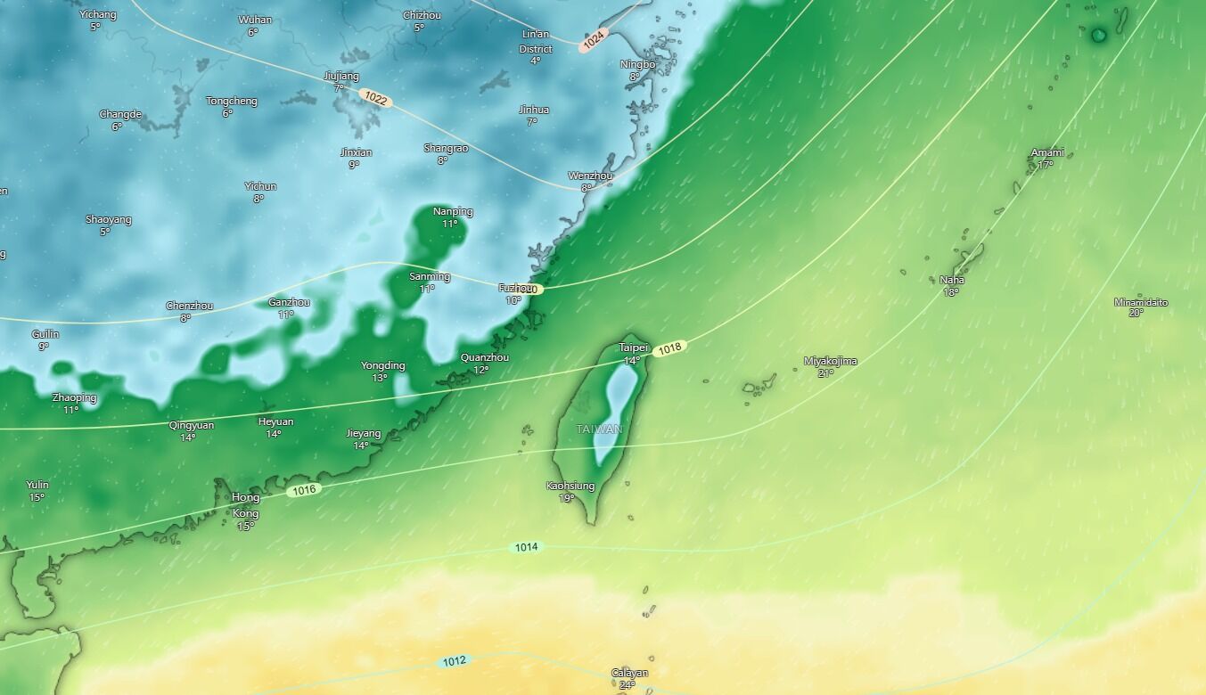 挑戰冷氣團!連兩波鋒面「低溫暴跌11度」 下波更凍「雨彈狂炸4天」