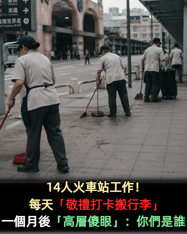 14人火車站工作!每天「敬禮打卡搬行李」...一個月後「高層傻眼」:你們是誰