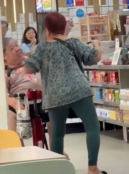 行動不便也在打！6旬拐杖嬤「當街狂毆輪椅嬤」　雙雙倒地「遭緊急送醫」