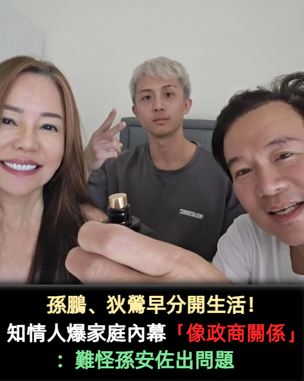 孫安佐交保!前經紀人認了「狄鶯家人內幕」:就是要上新聞