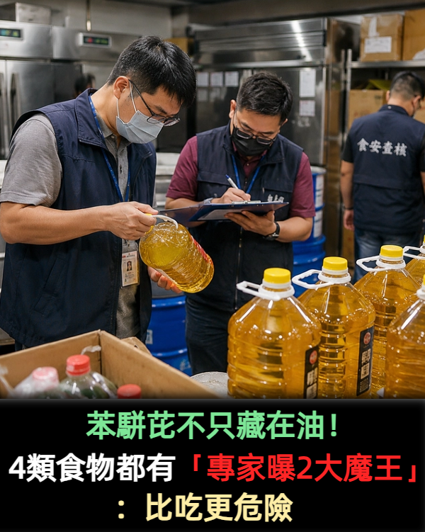 苯駢芘不只藏在油!4類食物都有「專家曝2大魔王」:比吃更危險
