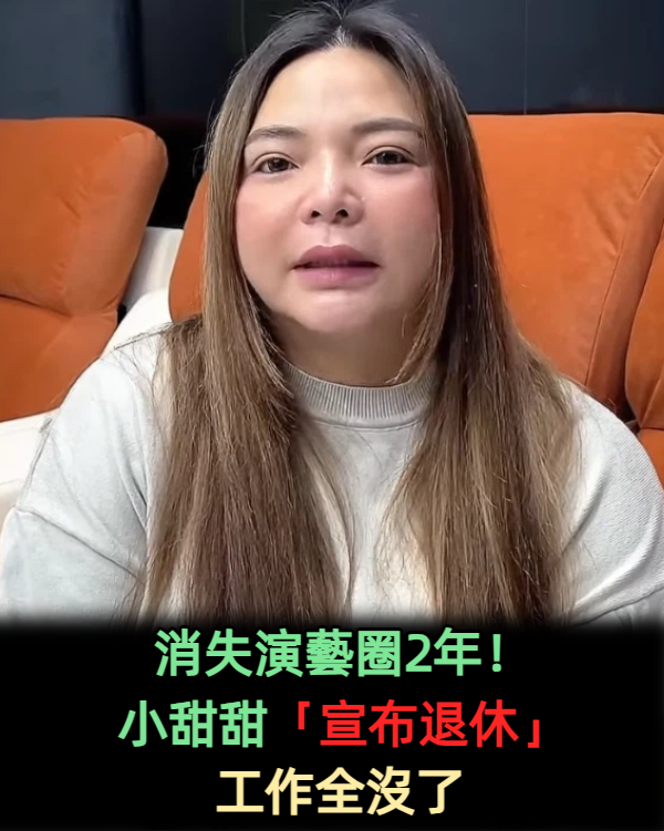 消失演藝圈2年!小甜甜「宣布退休」工作全沒了