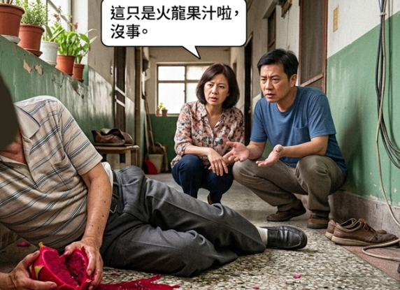 爸爸倒血泊!兄妹竟「以為吐火龍果汁」懶得理 虛弱喊好冷「折磨24小時身亡」