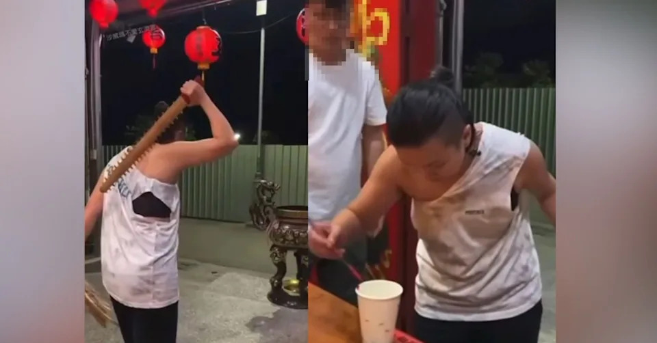 台東玄濟宮又惹議!尬電師父「鯊魚劍狂砍背」滴血讓信眾入喉 縣政府出手了