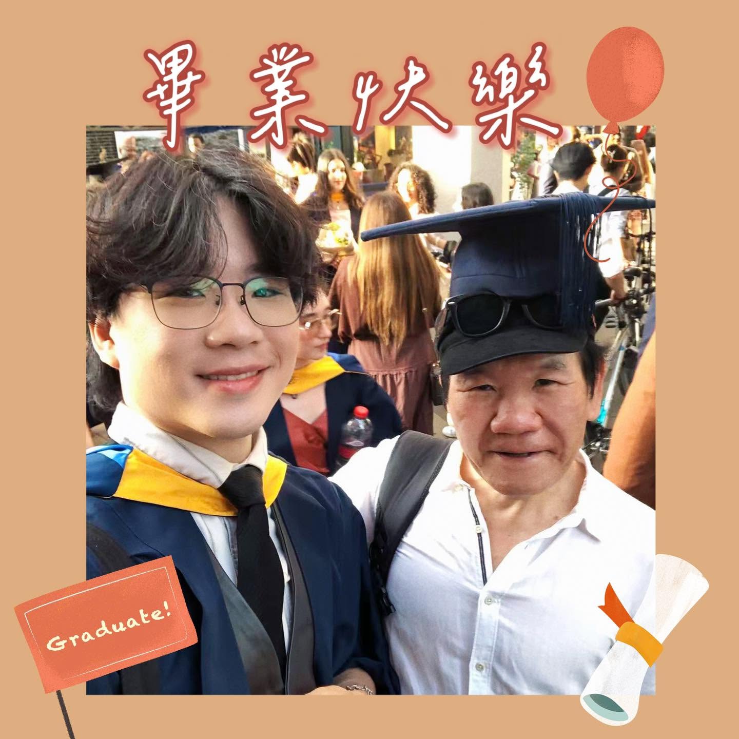 學霸兒子畢業了! 趙傳感動「兒錄取名校研究所」:心中滿是驕傲...