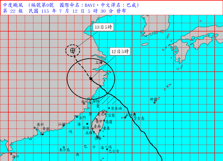 就像有結界!巴威「一路繞過台灣」直衝中國 萬人驚呼「眾神所在之島」原因曝光了