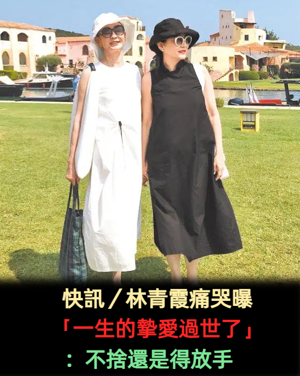 林青霞痛哭曝「一生的摯愛過世了」:不捨還是得放手