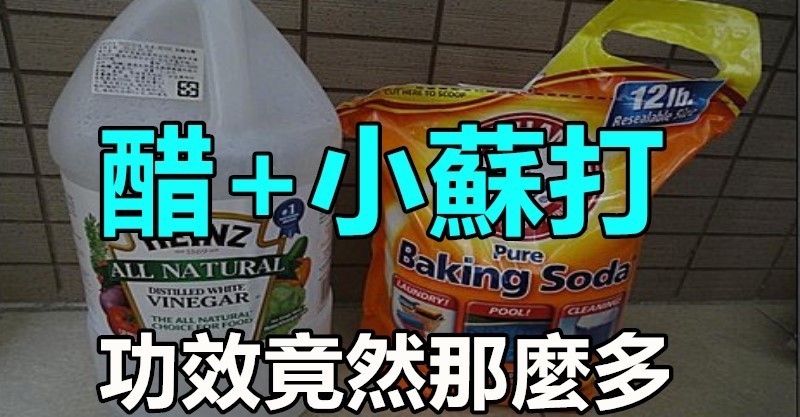 當「醋」遇見「小蘇打」有意想不到用途「強力去油汙」家居必備