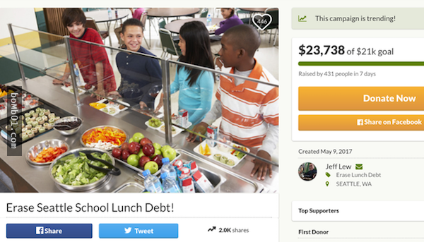 8歲兒子淚訴「同學付不出午餐錢」被欺負!他霸氣出手「付清附近99間學校欠款」百萬網友讚翻